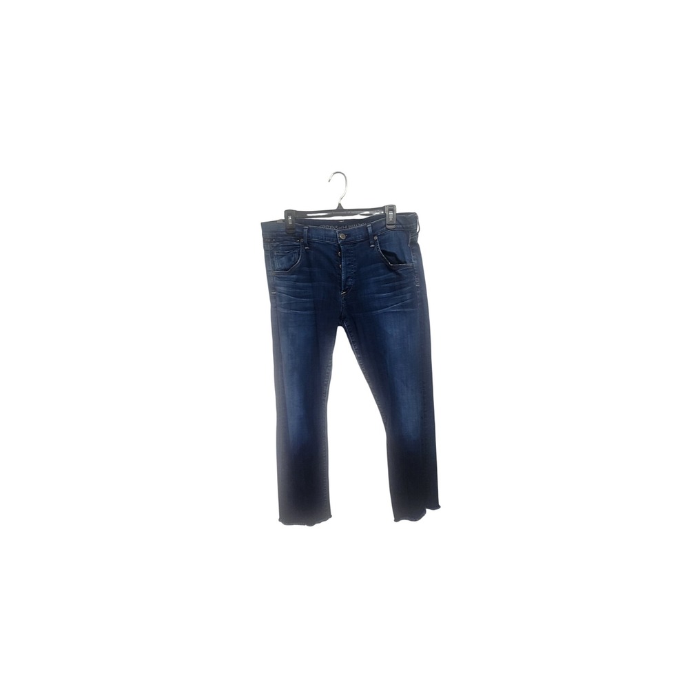 Citizens of Humanity Dark Wash Raw Hem Jeans 1518-601 Blue Size 30
